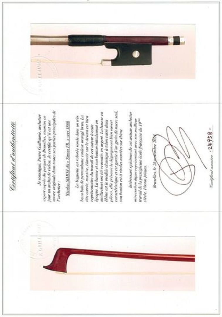 Simon Nicolas - Mirecourt 1860 - GB-266